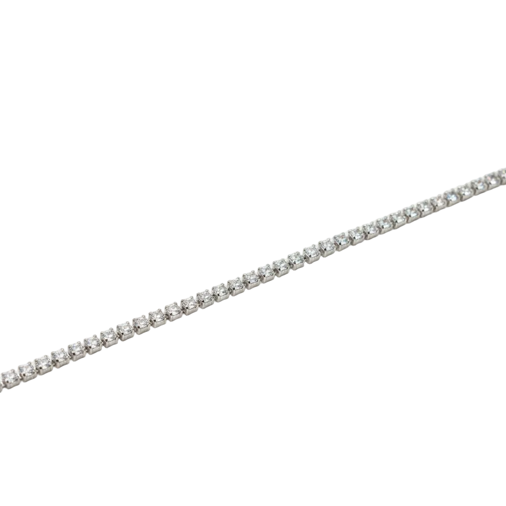 Tennis Bracelet - White BG 3